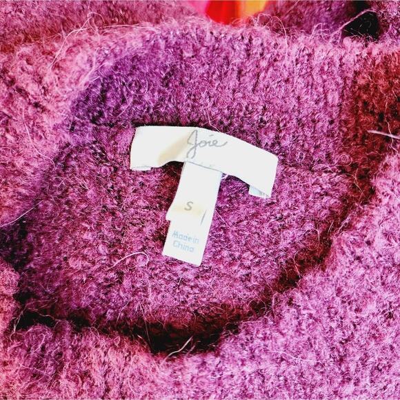 JOIE STAVAN METALLIC SWEATER PURPLE SIZE SMALL - Picture 5 of 6